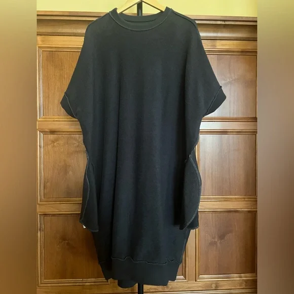Yohji Yamamoto Sweatshirt Dress Charcoal Gray Size S - Picture 17 of 17